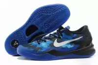 hommes nike kobe 8 chaussures populaire 2019U with socks bao bleu-noir